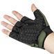 Перчатки беспалые с резиновым демпфером Mechanix Олива ONE SIZE