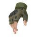 Рукавиці безпалі Outdoor Tactics із захистом Olive, Olive, M