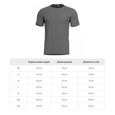 Футболка Pentagon Levantes Crewneck T-Shirt Wolf Grey, Wolf Grey, M