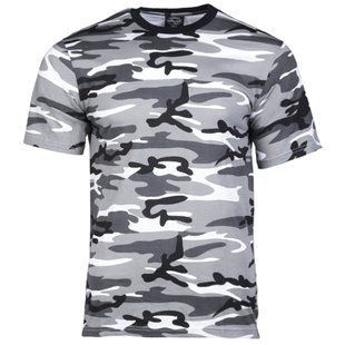 Футболка камуфляжная MIL-TEC T-Shirt Urban, Біла ніч, S