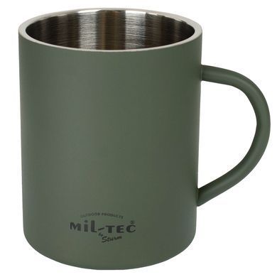 Термокружка MIL-TEC Insulated Mug 450 ML Olive