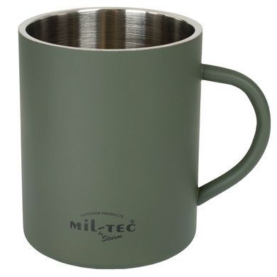Термокружка MIL-TEC Insulated Mug 450 ML Olive