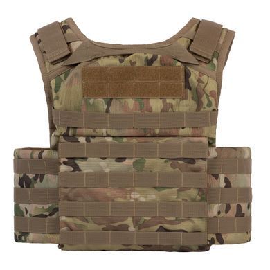 Плитоноска тактическая с подсумками MOLLE Multicam